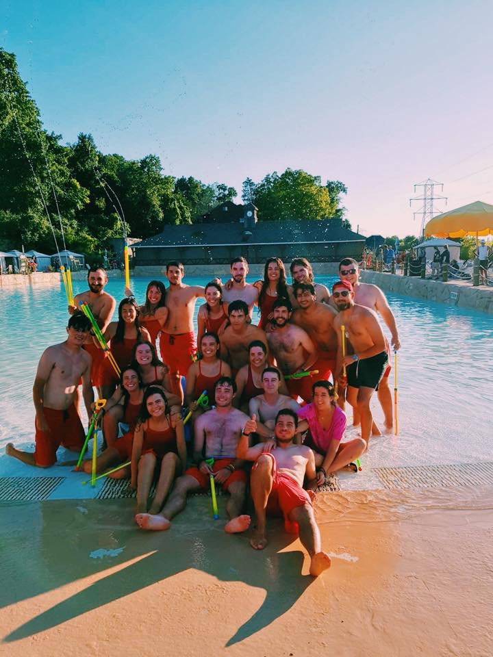 Pool day group picture